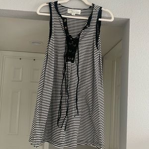 Striped t-shirt dress